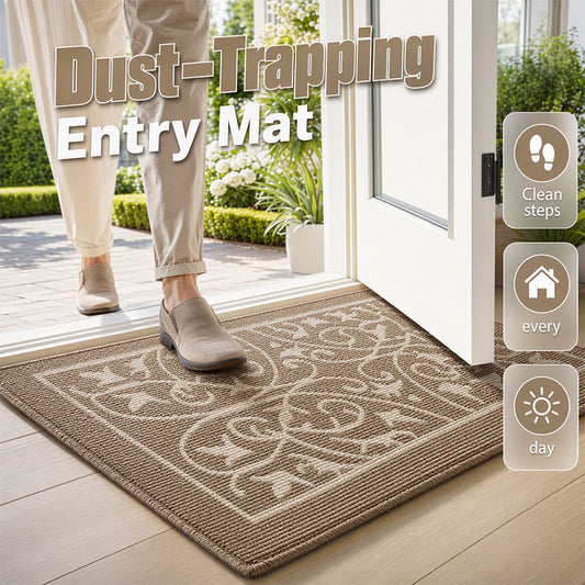 📢50% de Réduction Maintenant！✨Tapis d'Entrée Antidérapant Piège-Poussière