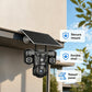 📹 PROMO FLASH : 50% DE RÉDUCTION ! 🔆 Caméra de Sécurité Solaire Triple Objectif – ABS – WiFi 2,4 GHz & IP67 for Surveillance Extérieure 24h/24 🏠