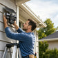 📹 PROMO FLASH : 50% DE RÉDUCTION ! 🔆 Caméra de Sécurité Solaire Triple Objectif – ABS – WiFi 2,4 GHz & IP67 for Surveillance Extérieure 24h/24 🏠