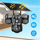 📹 PROMO FLASH : 50% DE RÉDUCTION ! 🔆 Caméra de Sécurité Solaire Triple Objectif – ABS – WiFi 2,4 GHz & IP67 for Surveillance Extérieure 24h/24 🏠