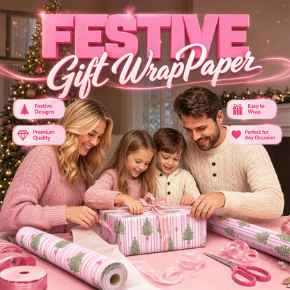 📢📢50% DE RÉDUCTION !! ⏰ Papier Cadeau de Noël pour Cadeaux de Fêtes