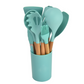 Set Complet d'Ustensiles de Cuisine en Silicone