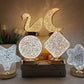 ✨Lampe d'Ambiance Cristal LED 3 Couleurs