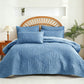 ⏳Offre limitée −50%⏰ Parure de Lit 4 Pièces 100% Coton Uni 🛏️