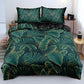 Parure de Lit Motif Feuilles de Palmier Tropical