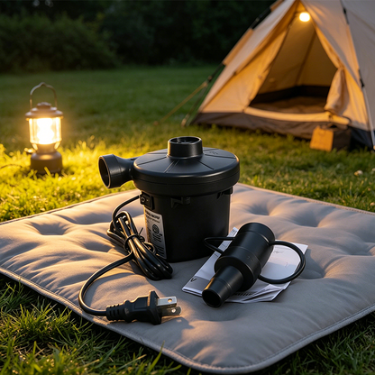 ⏳Offre Limitée 50% de Réduction⏰ Gonfleur Électrique Portable avec 3 Embouts