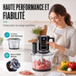 💯Robot culinaire multifonction avec commande tactile et bol en verre