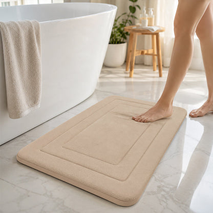 🛁🔥 -50 % ! Tapis de bain ultra-absorbant à séchage rapide – envers antidérapant en caoutchouc, microfibre ultra douce, lavable en machine ✨