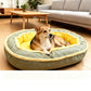 📢📢50 % DE RÉDUCTION !! ⏰Lit Confortable pour Animaux – Mousse de Soutien & Double Texture Respirante pour un Repos Douillet.
