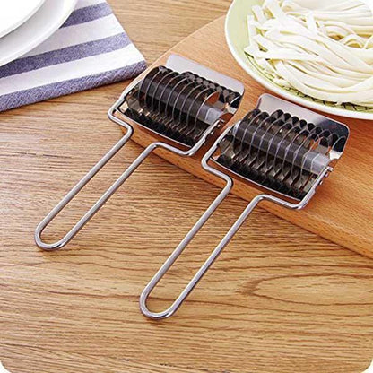🔥🥢 Coupe-pâtes en acier inoxydable – Préparez spaghetti, fettuccine et lasagnes avec un seul outil