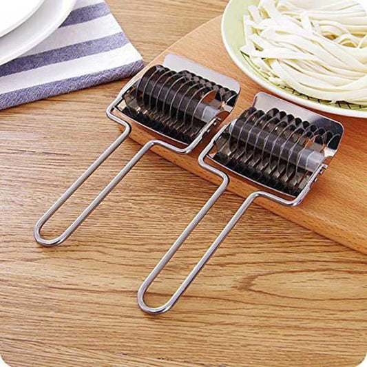 🔥🥢 Coupe-pâtes en acier inoxydable – Préparez spaghetti, fettuccine et lasagnes avec un seul outil