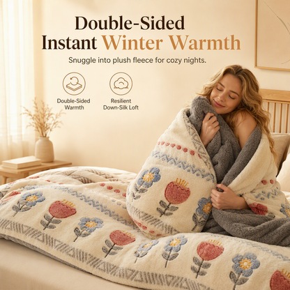 🔥 50 % de réduction ! 🧸 Couette d’hiver double face en polaire, douillette pour l’automne et l’hiver