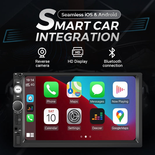 📱 PROMO FLASH : 50% DE RÉDUCTION ! Autoradio Double DIN 7 Pouces – iOS & Android Auto & Écran Tactile for Une Conduite Connectée et Sécurisée 🚗✨