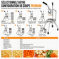 🔪 -50 % ! ✨ Coupe-légumes et dés manuel vertical – Coupe-frites en acier inoxydable, action à levier robuste et 4 lames tranchantes – Coupe rapide et uniforme pour pommes de terre, concombres et radis 🥔
