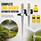 💯Automatic Rotating Lawn Sprinkler with Alloy Ground Spike and Copper Nozzle Garden Irrigation Tool Set