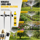💯Automatic Rotating Lawn Sprinkler with Alloy Ground Spike and Copper Nozzle Garden Irrigation Tool Set