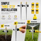 💯Automatic Rotating Lawn Sprinkler with Alloy Ground Spike and Copper Nozzle Garden Irrigation Tool Set