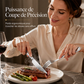 🍴✨ Ensemble de Couverts en Acier Inoxydable 4 Pièces – Finition Miroir Élégante, Coupe Précise et Prise en Main Équilibrée