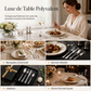 🍴✨ Ensemble de Couverts en Acier Inoxydable 4 Pièces – Finition Miroir Élégante, Coupe Précise et Prise en Main Équilibrée