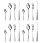 🍴✨ Ensemble de Couverts en Acier Inoxydable 4 Pièces – Finition Miroir Élégante, Coupe Précise et Prise en Main Équilibrée