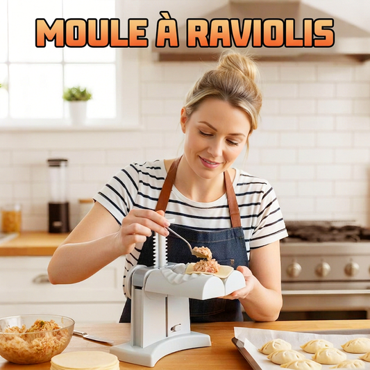🥟 Outil pour faire des raviolis – Presse à gyoza et découpe-pâte de grande taille pour préparer facilement des raviolis maison