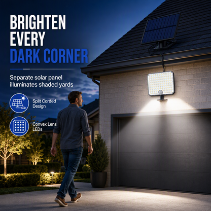 ☀️ 50% DE RÉDUCTION! 💡 Lampe solaire murale – Détecteur, télécommande & 3 modes ✨