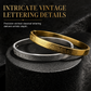 💛 50% DE RÉDUCTION! ✨ Bangle acier titane 18K – Finition miroir, gravure & hypoallergénique ✨