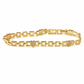 ❤️ PROMO FLASH : 50% DE RÉDUCTION ! Bracelet Chaîne Dorée Cœurs en Strass & Maillons Rectangulaires Ajourés – Strass Sertis Main, Fermoir Plaqué Or Anti-Ternissement for un Style Luxe Parisien ✨💋