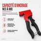 📢📢50% DE RÉDUCTION !! ⏰ Pince à Chevilles pour Parois Creuses – Acier au Carbone Forgé, Compatibilité M3-M8 et Serrage sans Effort