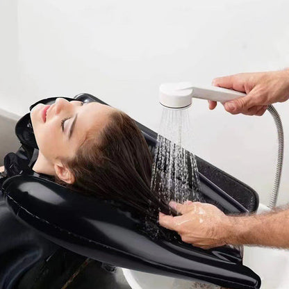 💆 50% DE RÉDUCTION! 🚿 Bac à shampoing gonflable – Portable pour alités, seniors & femmes enceintes ✨