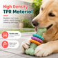 ⏰ Jouet à mâcher pour chien en forme d'os en TPR durable – Jouet résistant aux morsures pour la dentition des grands chiens 🦴
