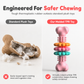 ⏰ Jouet à mâcher pour chien en forme d'os en TPR durable – Jouet résistant aux morsures pour la dentition des grands chiens 🦴