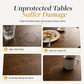 📢📢50% DE RÉDUCTION !! ⏰ Set de table en PVC à motif pivoine métallisé de style nordique | Résistant à la chaleur, antidérapant et imperméable 🍽️💛🌹