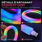 🌈✨ PROMO FLASH : 50% DE RÉDUCTION ! Ruban Néon LED RGBIC Fausse Fourrure 360° – Sync Musicale & Contrôle Intelligent for une Ambiance Cosy et Féerique ✨