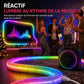 🌈✨ PROMO FLASH : 50% DE RÉDUCTION ! Ruban Néon LED RGBIC Fausse Fourrure 360° – Sync Musicale & Contrôle Intelligent for une Ambiance Cosy et Féerique ✨