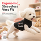 🐾✨ PROMO FLASH : 50% DE RÉDUCTION ! Gilet Polaire Chaud pour Chien & Chat – Anneau Dorsal pour Laisse, Motif Love & Coupe Sans Manches for des Sorties Hivernales Confortables ✨