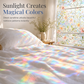 📢📢50 % DE RÉDUCTION !! ⏰ Autocollant statique « Rainbow Window Film » – Magique, sans colle, décoratif ✨