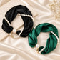 ⏳🔥 Offre limitée : -50 % ! ⏰ Foulard-collier à perles décoratives