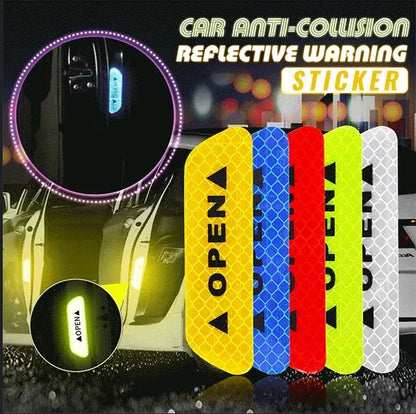 🚗 50% DE RÉDUCTION! ⚠️ Stickers réfléchissants anti-collision – 8 pièces & visibilité ✨