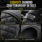 ⏳Offre limitée : -50 %⏰Couvre-volant scintillant en strass🚗💎