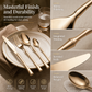 📢📢 50% OFF🥂304 Stainless Steel Cutlery Set – Elegant Slim-Design Knives, Forks & Spoons