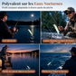 📢📢50 % DE RÉDUCTION !! ⏰ Leurre dur lumineux Minnow – Leurre de pêche nocturne 7cm 🌙✨
