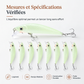 📢📢50 % DE RÉDUCTION !! ⏰ Leurre dur lumineux Minnow – Leurre de pêche nocturne 7cm 🌙✨