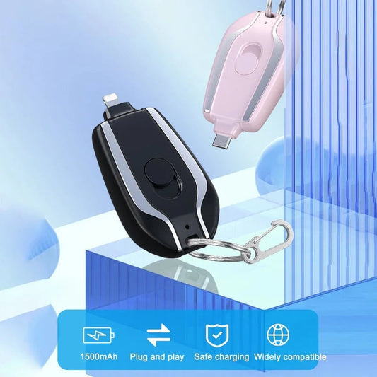 🔥⏰50% DE RÉDUCTION 🔋 Mini batterie d’urgence 1500mAh, très compacte, charge de secours à emporter partout ✨