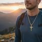 📢📢50 % DE RÉDUCTION !! ⏰ Collier avec pendentif crucifix pour homme et femme