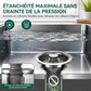 📢📢 -50 % !! ⏰Bouchon d'évier de cuisine - Bouchon de vidange avec corps en acier inoxydable et panier filtrant en ABS