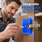 🔧 50% DE RÉDUCTION! 🧲 Gabarit magnétique de pose de charnières – Aluminium & fixation rapide ✨