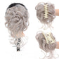 Morceau de cheveux chignon désordonné, postiche queue de cheval chignon bouclé ondulé pour un usage quotidien