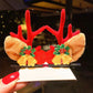 Vente chaude de noël- Barrettes de Noël en bois de renne-9