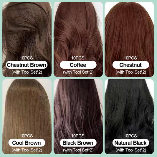 🔥 Christmas Must Have Hair Color🔥Shampooing Teinture Capillaire à Bulles de Plantes